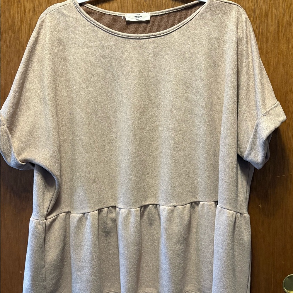 Women's Tan Blouse